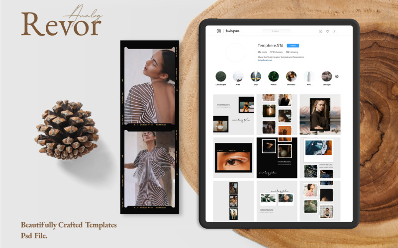Download Шаблон для соцсетей "Analog Revor-puzzle Social Media Template" / Analog Revor-puzzle Social Media Template - Шаблон для соцсетей на тему графика social,media,template,instagram,stories,snapgram,instastory,hype,minimal,fashion,brand,marketing,sale,clean,banner,marketing,multipurpose,page,promotion,retargetingundefined