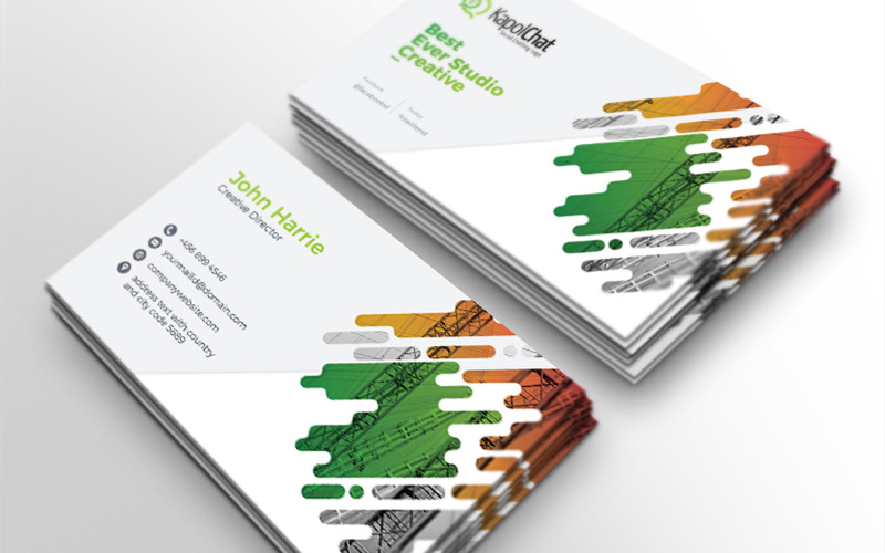 Download Фирменный стиль "Creative Business Card - Corporate Identity Template" / Creative Business Card - Corporate Identity Template - Фирменный стиль на тему графика creative,bizcard,biz-card,business,name-card,name,card,business-card,contact-details,contact,template,layout,corporate,abstract,modern,clean,card-design,company,best,invitation