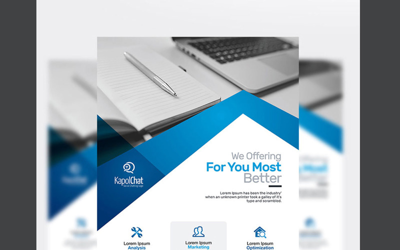 Creative Clean Flyer Design - Шаблон фирменного стиля
