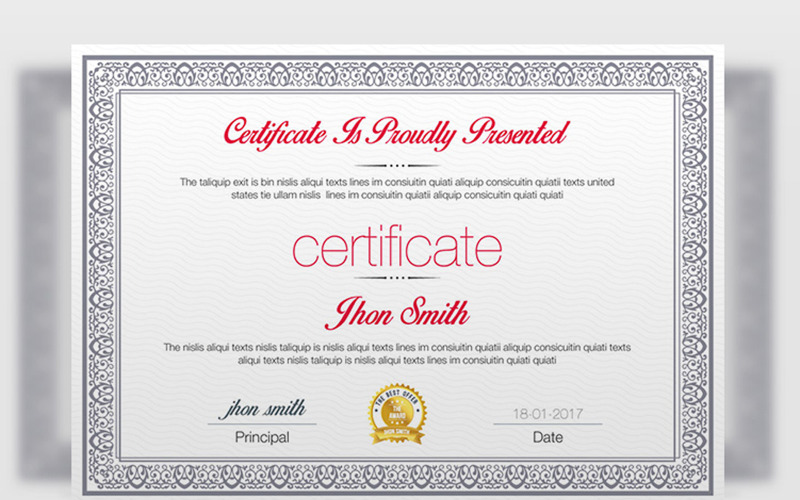Novo modelo de certificado comercial