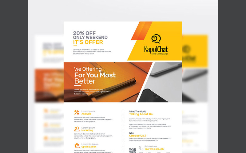 Business Flyer - шаблон фірмового стилю