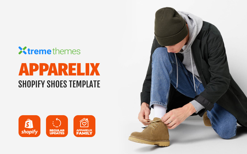 Thème Shopify de conception de magasin de chaussures Apparelix