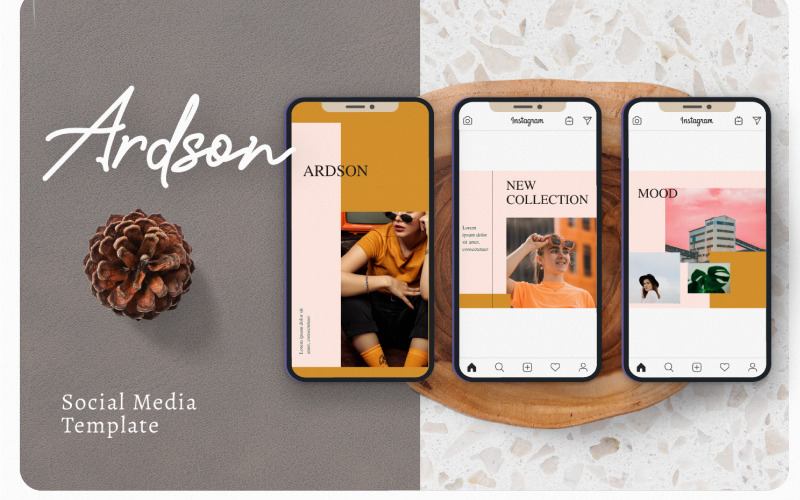 Download Шаблон для соцсетей "Ardson Social Media Template" / Ardson Social Media Template - Шаблон для соцсетей на тему графика social,media,template,instagram,stories,snapgram,instastory,hype,minimal,fashion,brand,marketing,sale,clean,banner,marketing,multipurpose,page,promotion,retargetingundefined