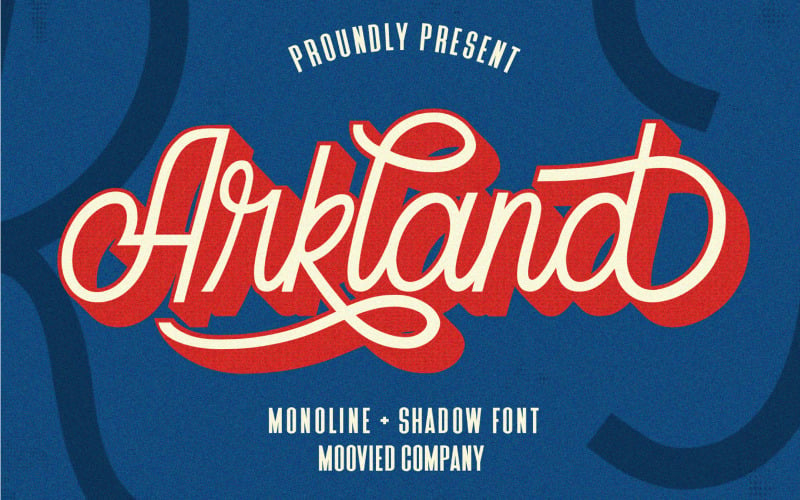 Arkland + Shadow Font