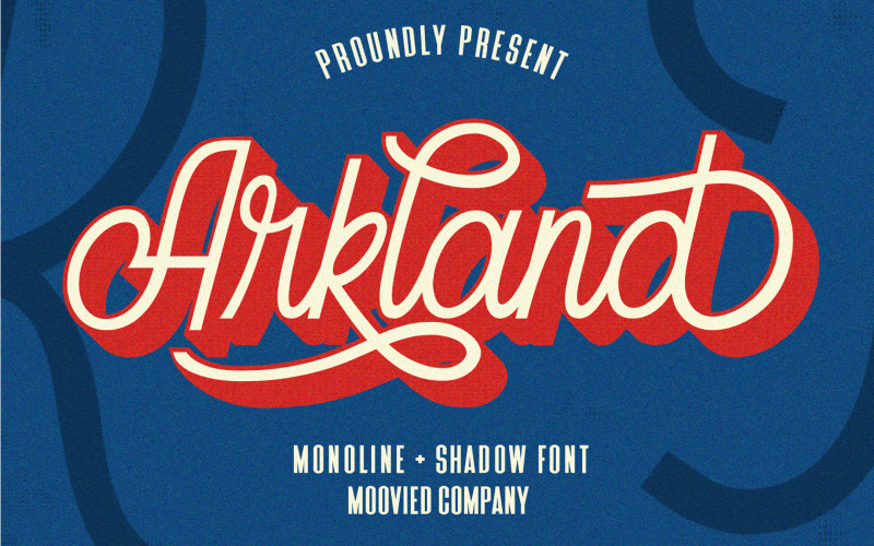 Arkland + Shadow-Schriftart