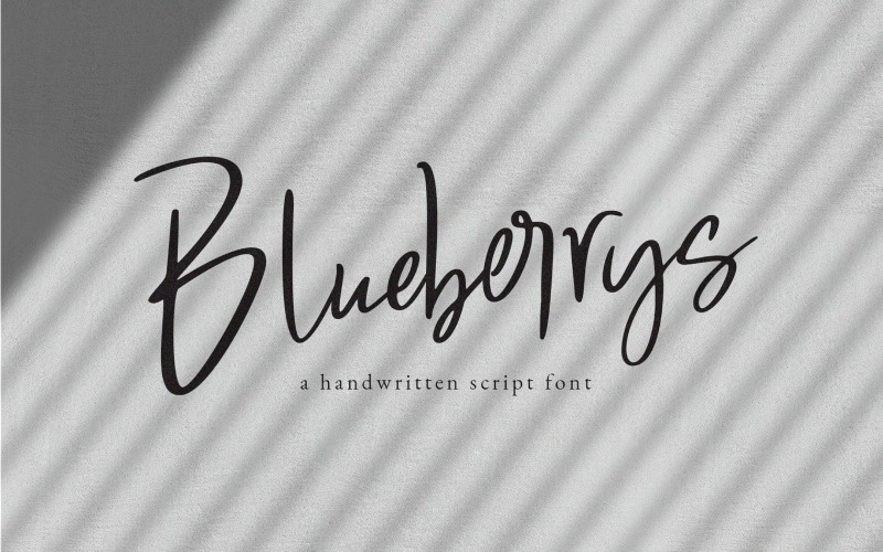 Download Шрифт "Blueberrys Signature Font" / Blueberrys Signature Font - Шрифт на тему графика handwriting,handwritten,logo,script,brush,font,brushfont,wedding,romantic,edgy,gritty,soft,sweet,trendy,branding,invitation,casual,girly,magazine,loud