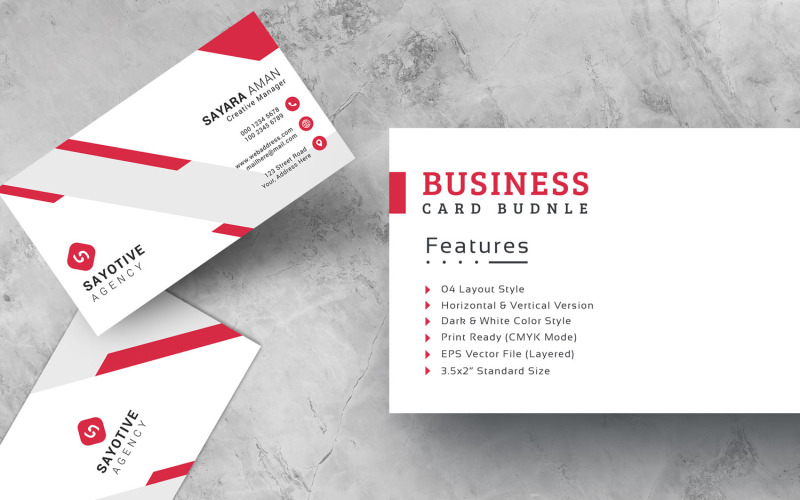 Download Фирменный стиль "Business Card With Four Layout Style - Corporate Identity Template" / Business Card With Four Layout Style - Corporate Identity Template - Фирменный стиль на тему графика business,corporate,card,visiting,identity,bundle,stationery,branding,professional,modern,white,dark,vertical