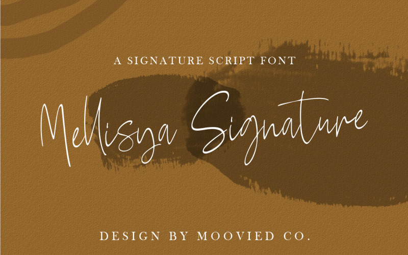 Carattere firma Mellisya