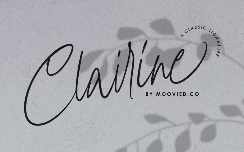 Clairine Schriftart