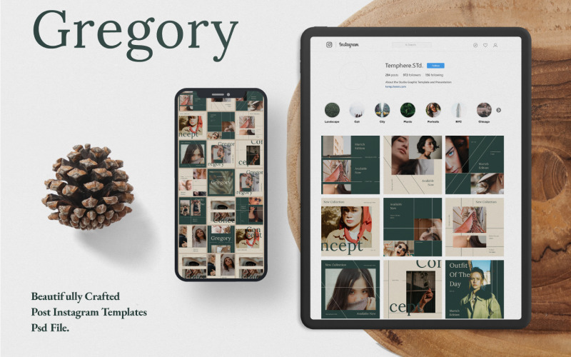 Gregory-puzzle Social Media Template