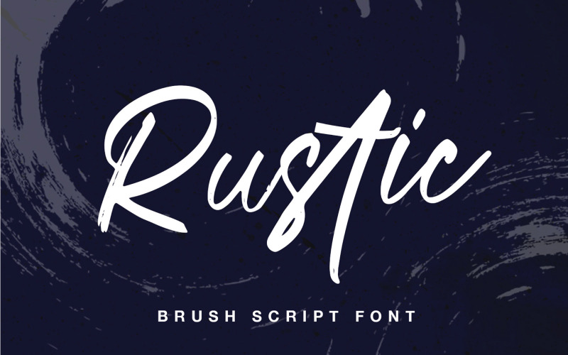 Rustiek lettertype