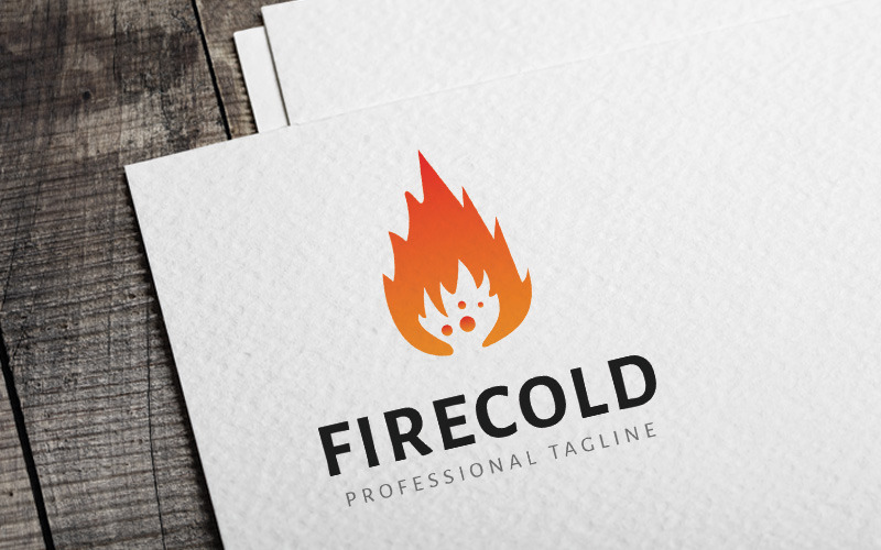 Download Шаблон логотипа "Firecold Logo Template" / Firecold Logo Template - Шаблон логотипа на тему графика aeration,agency,air,conditioning,brand,branding,business,company,cool,firm,fresh,heat,heater,heating,home,hot,hotness,house,identity,installation