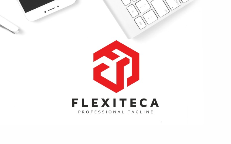 Flexiteca F Letter Logo Template