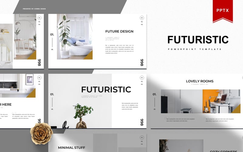 Futuriste | Modèle PowerPoint