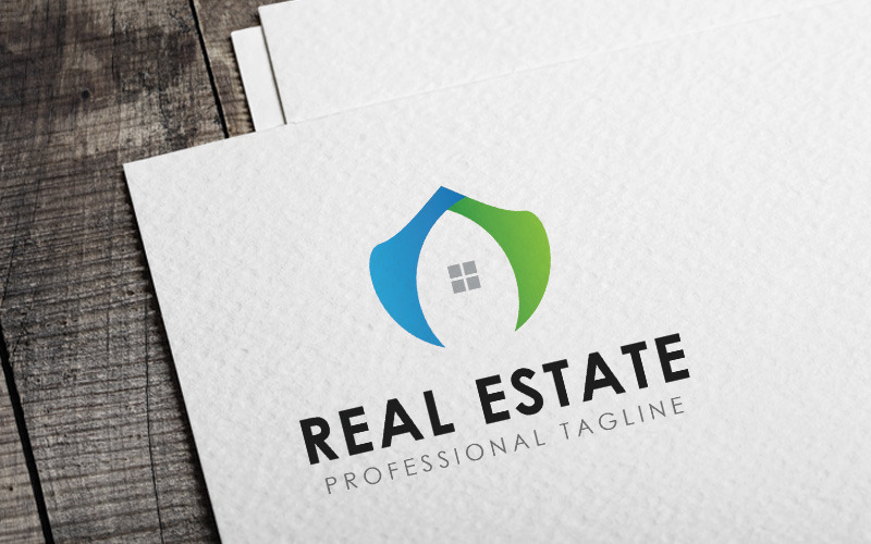 Download Шаблон логотипа "Real Estate Logo Template" / Real Estate Logo Template - Шаблон логотипа на тему графика architect,architecture,arrow,box,build,building,construct,construction,cube,development,geometric,hexagon,home,house,logo,mortgage,property,real,estate,realty