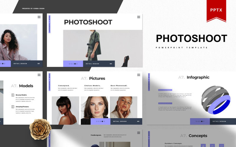 Servizio fotografico | Modello PowerPoint
