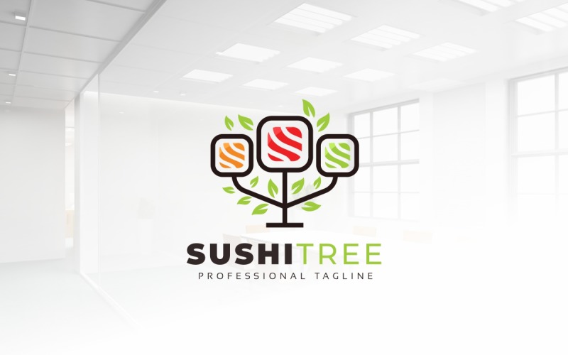 Sushi Logo Şablonu