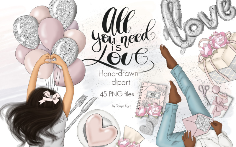 Download Иллюстрация "All You Need Is Love Graphic Design - Illustration" / All You Need Is Love Graphic Design - Illustration - Иллюстрация sweet,valentine,romance,summer,vacation,clipart,invitation,love,lovely,pink,romantic,heart,wedding,valentines,day,party,scrapbook,blogger,pattern,girls