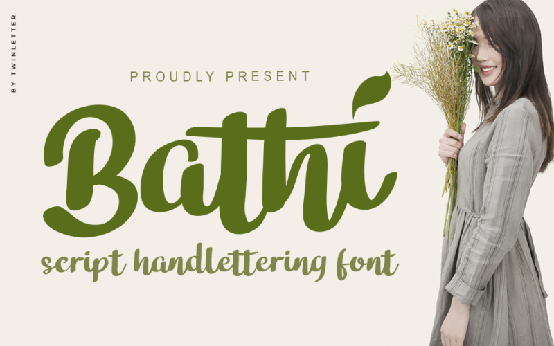 Download Шрифт "Bathi Font" / Bathi Font - Шрифт на тему графика modern,wedding,poster,quotes,sanserif,handlettering,logotype,stylish,film,cute,cool,script,elegant,ttf,otf,merchandise,font,typography,brush,design