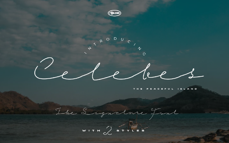 Download Шрифт "Celebes Font" / Celebes Font - Шрифт на тему графика 