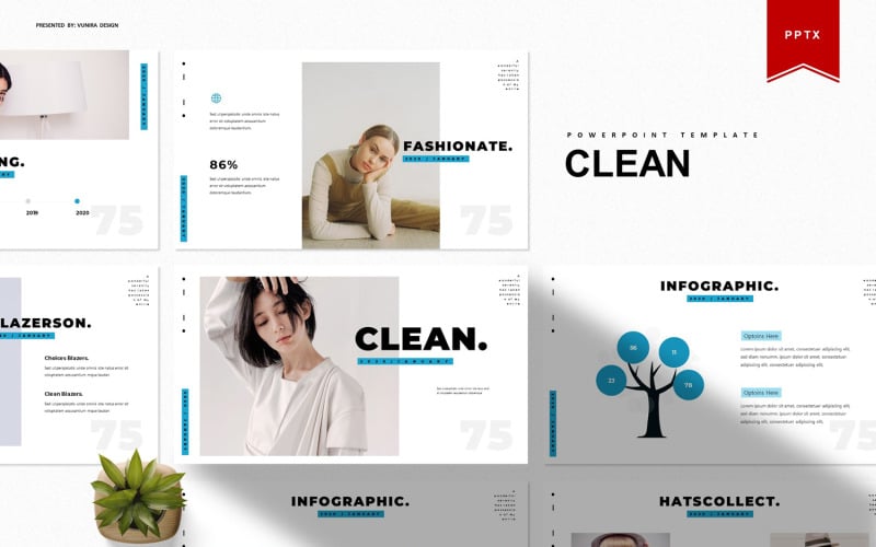 Clean | PowerPoint template