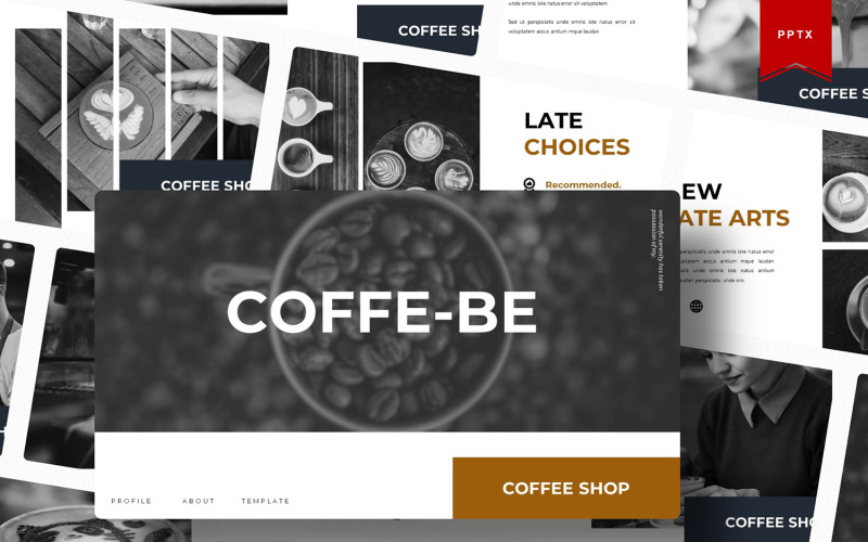 Coffe - Be | Modelo de PowerPoint