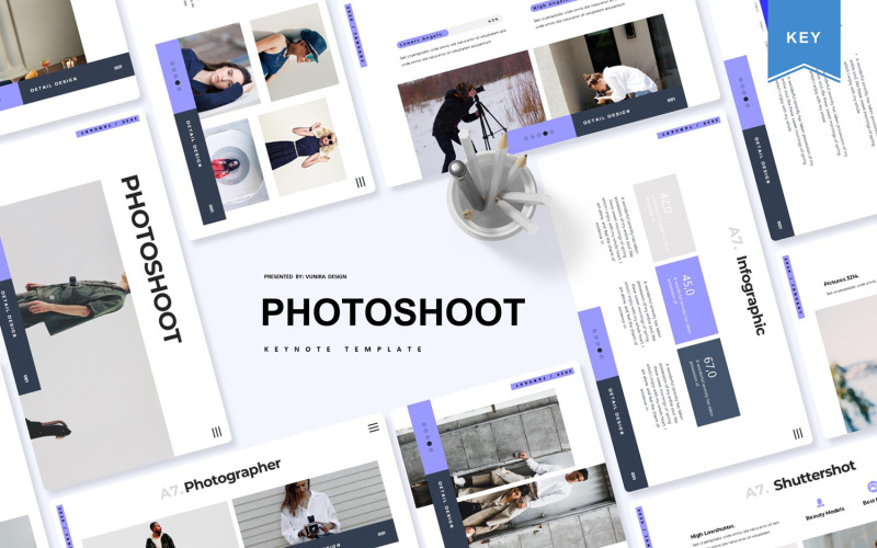 Servizio fotografico: modello di Keynote