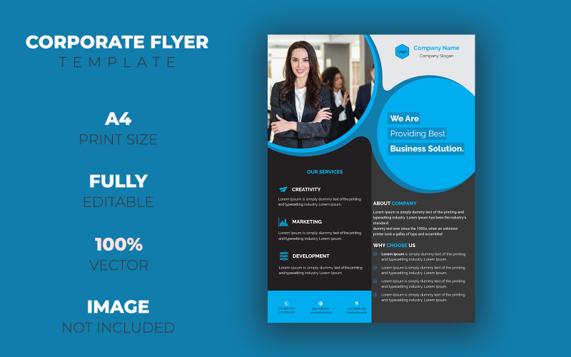 Download Фирменный стиль "Business Flyer - Corporate Identity Template" / Business Flyer - Corporate Identity Template - Фирменный стиль corporate,flyer,brochure,ads,advert,professional,modern,poster,promotion,profile,creative,minimal,custom,clean,cover