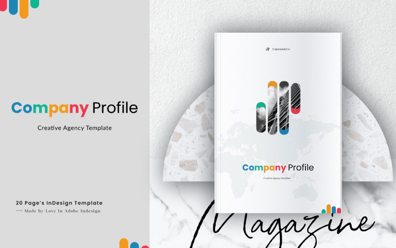 Download Magazine Template "CAPSULE_CO COMPANY PROFILE Magazine Template" / CAPSULE_CO COMPANY PROFILE Magazine Template - Magazine Template на тему графика a4,adobe,business,catalog,clean,creativepreneur,indesign,layout,magazine,minimalist,modern,print,printable,professional,template,usletter,workbook,niches,pitch,deck