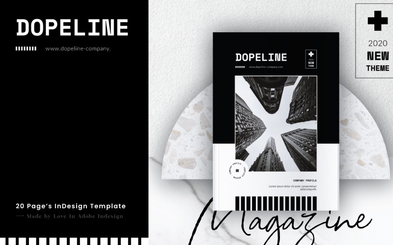 Modèle de magazine DOPELINE COMPANY PROFILE