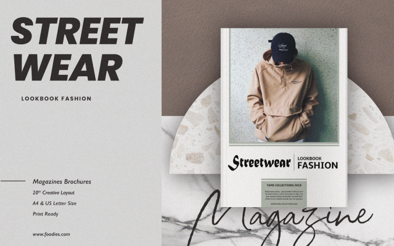 Download Magazine Template "Streetwear Magazine Template" / Streetwear Magazine Template - Magazine Template на тему графика a4,adobe,business,catalog,clean,creativepreneur,indesign,layout,magazine,minimalist,modern,print,printable,professional,template,usletter,workbook,niches,pitch,deck