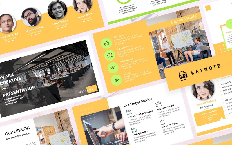 Avara - Présentation commerciale - Modèle Keynote