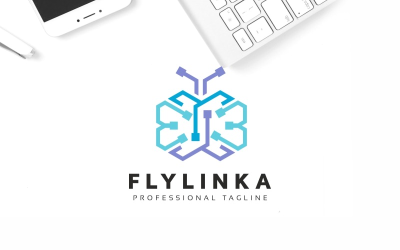 Download Шаблон логотипа "Butterfly Technology Logo Template" / Butterfly Technology Logo Template - Шаблон логотипа на тему графика admininstrator,branding,butterflies,butterfly,corporate,development,digital,electronic,entertainement,expansion,expertise,fashion,freedom,insect,light,marketing,media,metamorphosis,modificati