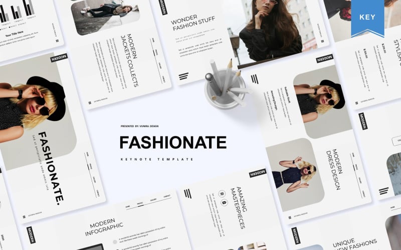 Fashionate - Keynote template