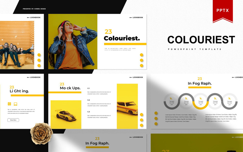il più colorato | Modello PowerPoint