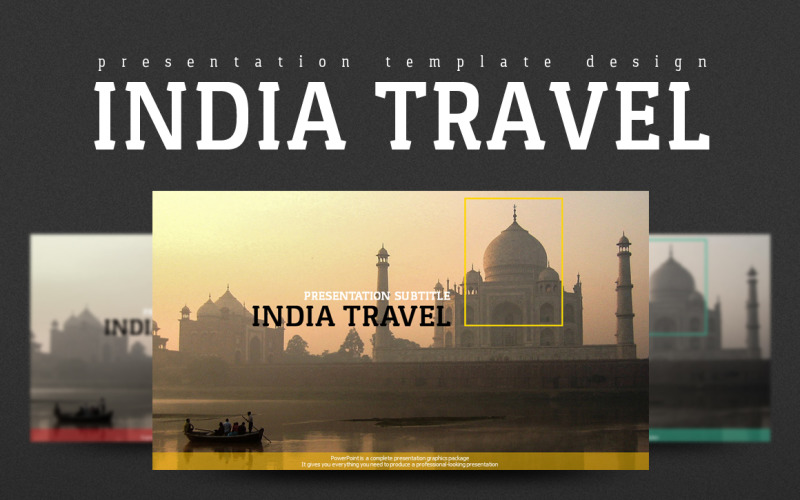 INDIA TRAVEL шаблон PowerPoint