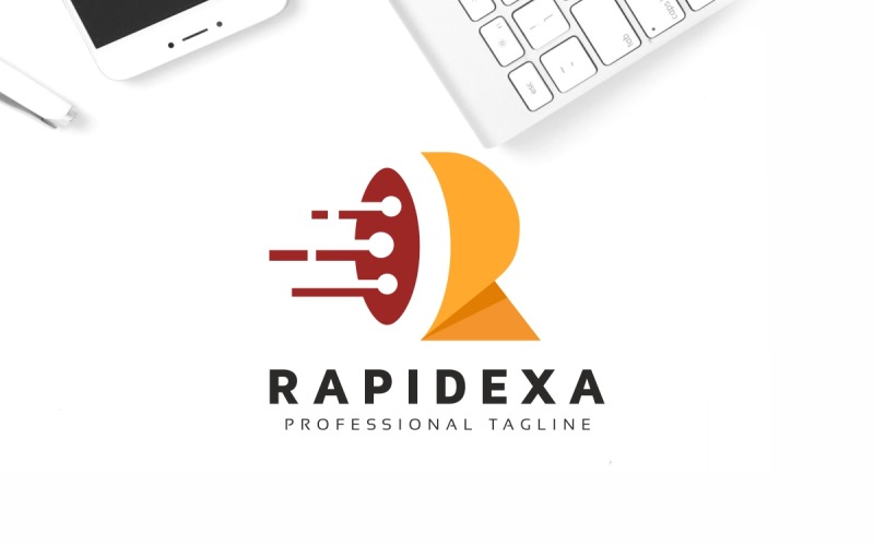 Download Шаблон логотипа "Rapidexa R Letter Logo Template" / Rapidexa R Letter Logo Template - Шаблон логотипа на тему графика agency,app,brand,identity,branding,colorful,corporate,cube,design,digital,digital,logo,internet,letter,media,modern,multi,color,photography,r