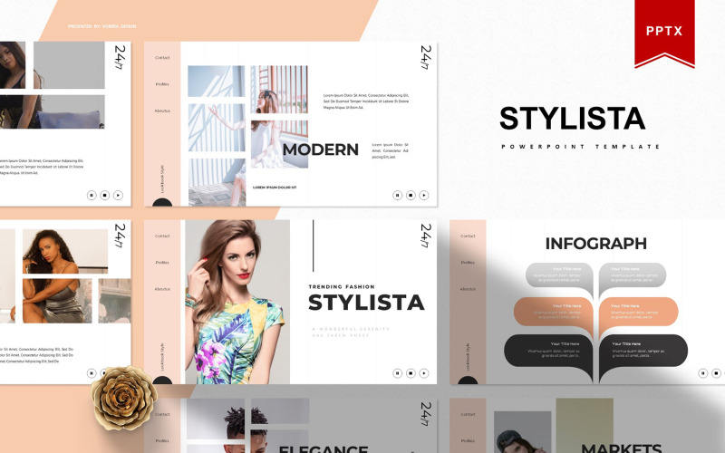 Stilistin | PowerPoint-Vorlage