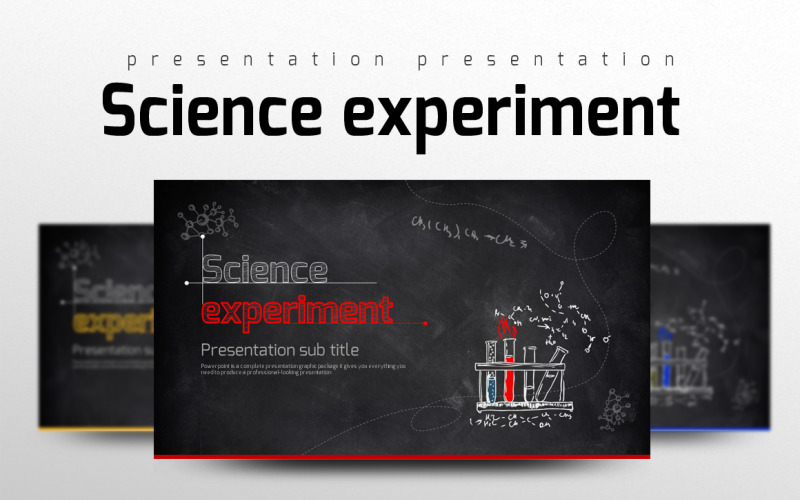 Vědecký experiment PowerPoint šablony