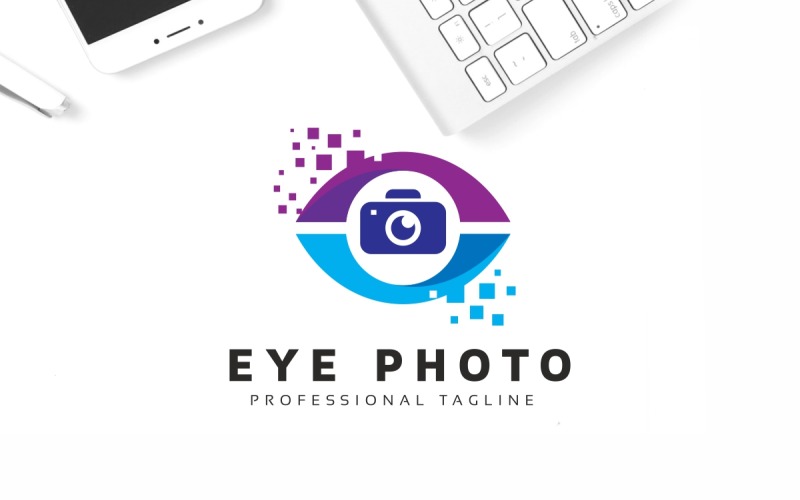 Download Шаблон логотипа "Eye Photo Logo Template" / Eye Photo Logo Template - Шаблон логотипа на тему графика aperture,blades,branding,camera,logo,colorful,creative,design,diaphragm,digital,focus,geometric,hole,shutter,image,images,journalist,opening,illustrated,opens
