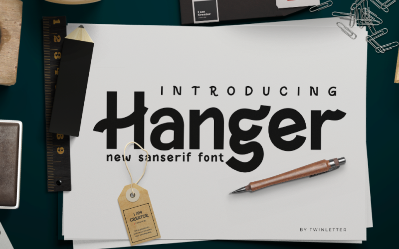 Hanger Schriftart