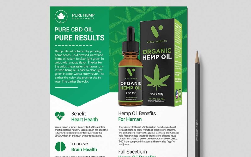 Download Фирменный стиль "Hemp Product Flyer - Corporate Identity Template" / Hemp Product Flyer - Corporate Identity Template - Фирменный стиль на тему графика hemp,flyer,cbd,oil,design,template,medical,leflate,cannabisexpo,cannabis,hempsheet,medicine,narcotic,nature,plant,product,sativaundefined