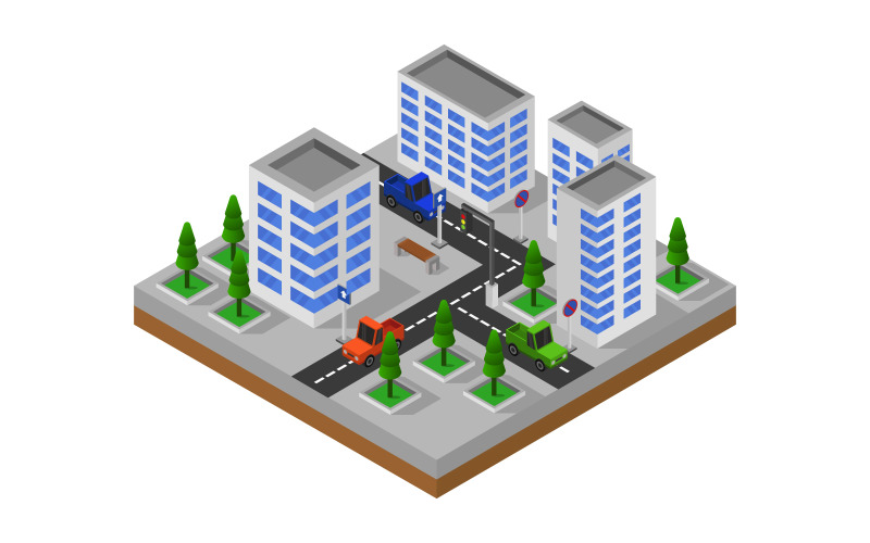 Download Vector "isometric city - Vector Image" / isometric city - Vector Image - Vector на тему графика illustration,urban,environment,nature,set,architecture,vector,perspective,street,house,concept,city,skyscraper,downtown,estate,isometric,town,3d,megalopolis,fence