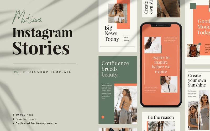 Download Шаблон для соцсетей "Mutiara Instagram Story Template for Social Media" / Mutiara Instagram Story Template for Social Media - Шаблон для соцсетей на тему графика instagram,store,fashion,psd,photoshop,modern,elegant,promo,deals,discount,post,stories,autumn,apparel,shop,online,minimal,shadow,story