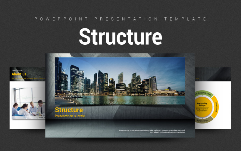 Structure PowerPoint template