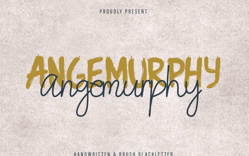 Angemurphy Lettertype