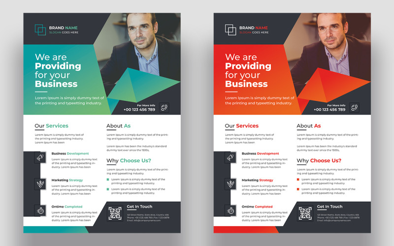 Download Фирменный стиль "Business Flyer - Corporate Identity Template" / Business Flyer - Corporate Identity Template - Фирменный стиль на тему графика a4,advertisement,advertising,agency,business,flyer,clean,company,consultant,corporate,creative,design,handout,leaflet,magazine,marketing,modern,multipurpose,newspaper,template