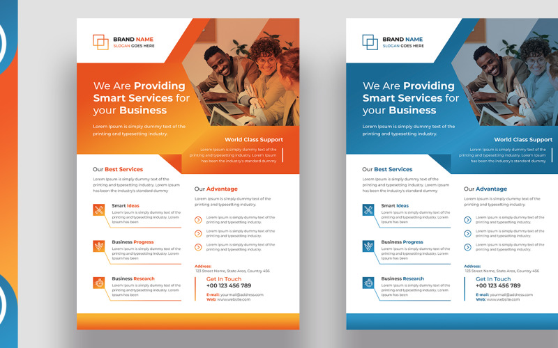 Download Фирменный стиль "Flyer - Corporate Identity Template" / Flyer - Corporate Identity Template - Фирменный стиль на тему графика a4,advertisement,advertising,agency,business,flyer,clean,company,consultant,corporate,creative,design,handout,leaflet,magazine,marketing,modern,multipurpose,template,service