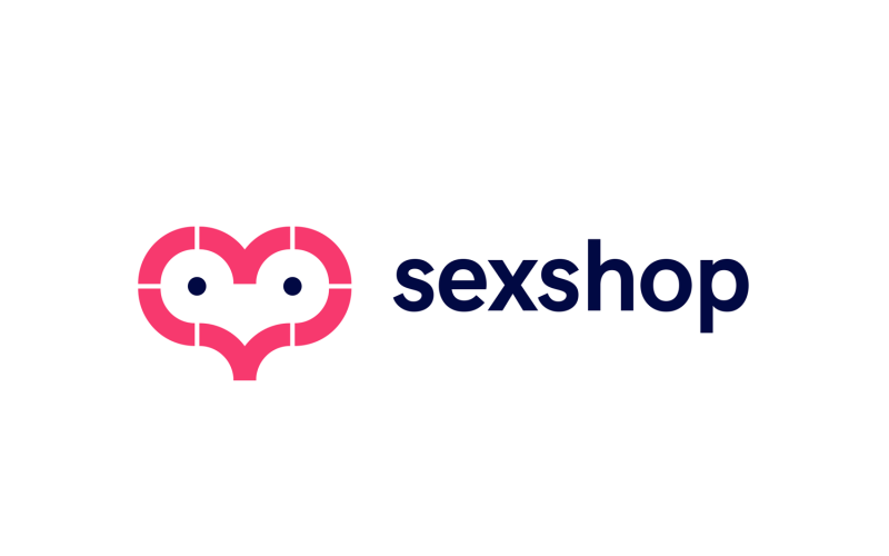 Modelo de logotipo da Sexshop