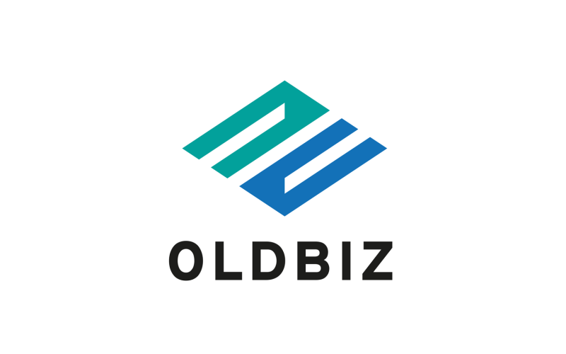 Download Шаблон логотипа "Oldbiz Logo Template" / Oldbiz Logo Template - Шаблон логотипа на тему графика abstract,logo,icon,sign,company,business,startup,application,corporate,trendy,technology,clean,modern,blue